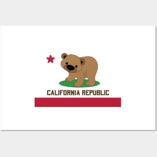 California Flag Posters and Art